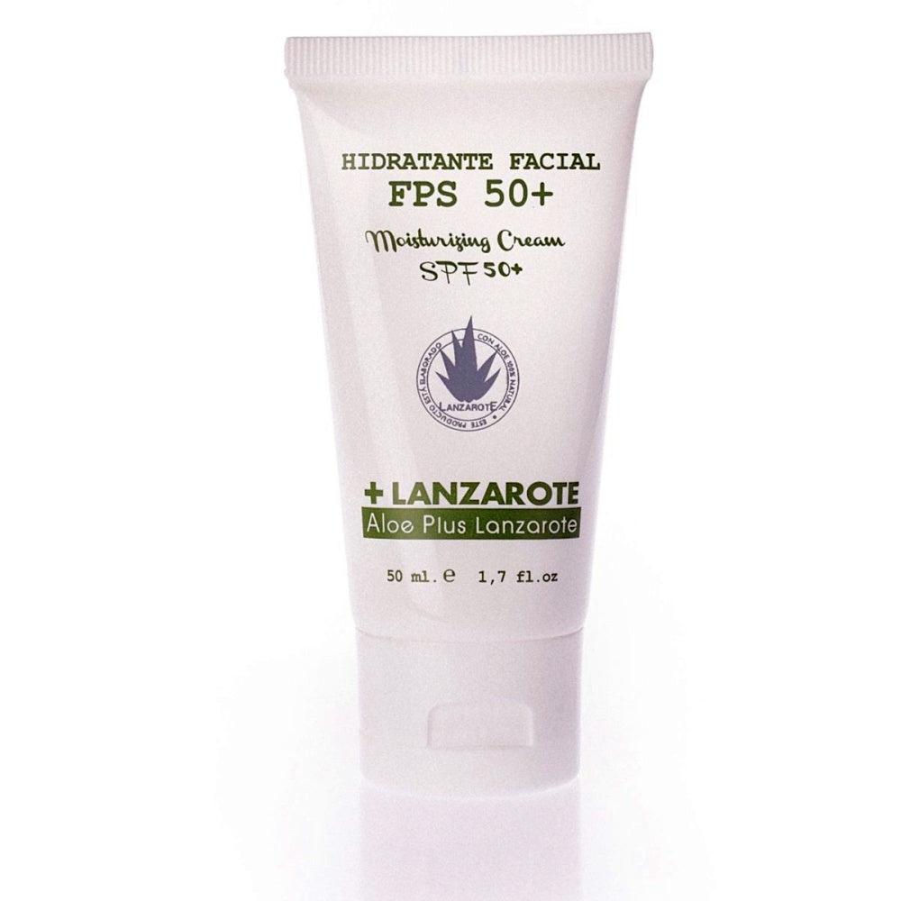 Aloe Vera Feuchtigkeitscreme für das Gesicht mit Sonnenschutzfaktor 50+